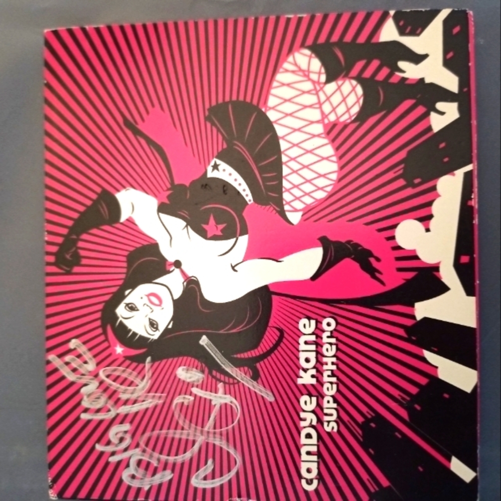 Candy Kane superhero sign CD